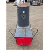 Image 1 : Vintage Chinese Oven, BBQ Smoker Two Tier Rolling Cart Excellent Condition Barely Used