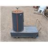Image 2 : Vintage Chinese Oven, BBQ Smoker Two Tier Rolling Cart Excellent Condition Barely Used