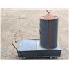 Image 4 : Vintage Chinese Oven, BBQ Smoker Two Tier Rolling Cart Excellent Condition Barely Used