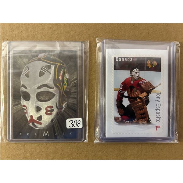 Chigago blackhawks goalie lot of hockey cards