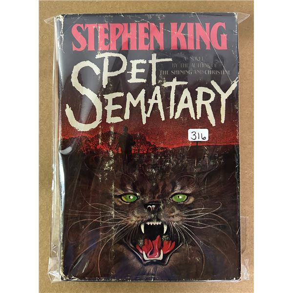 Pet sematary book hard cover book by stephen king