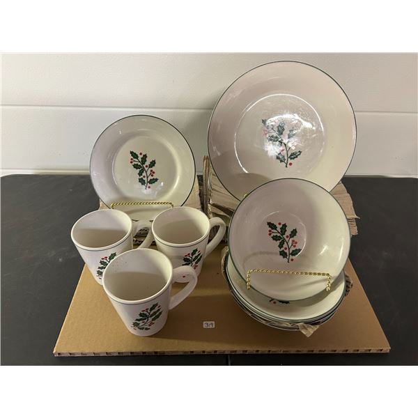 Christmas china set 15pcs