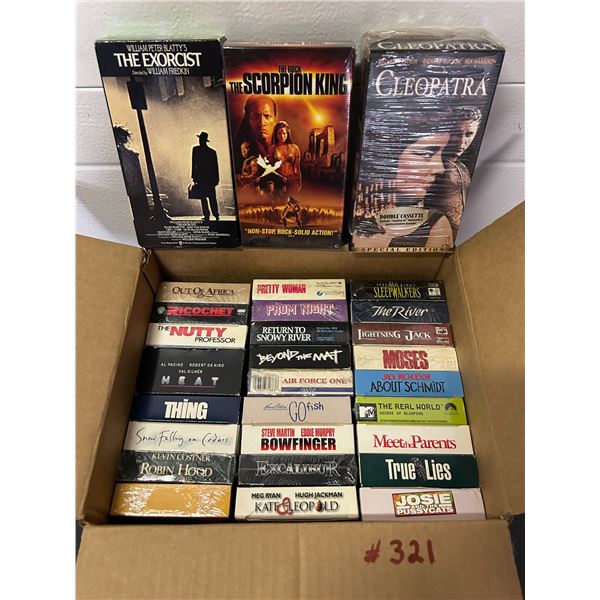 30 VHS movies
