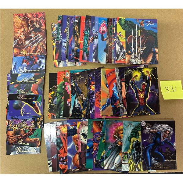 Marvel flair cards