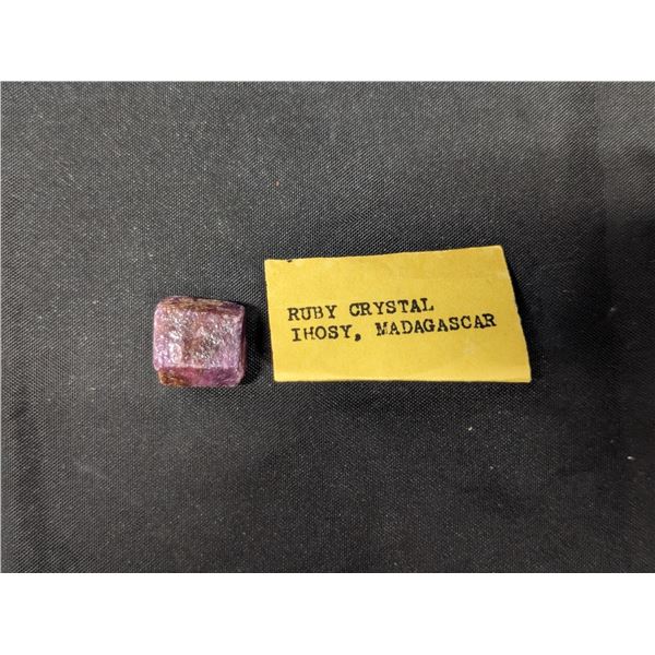 Small Ruby Crystal From Ihosy, Madagascar