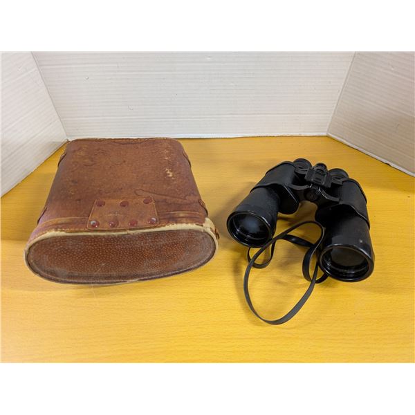 Binoculars 7x50 ZIF W/ Vintage or Older Carry Case (Leather or other Material)