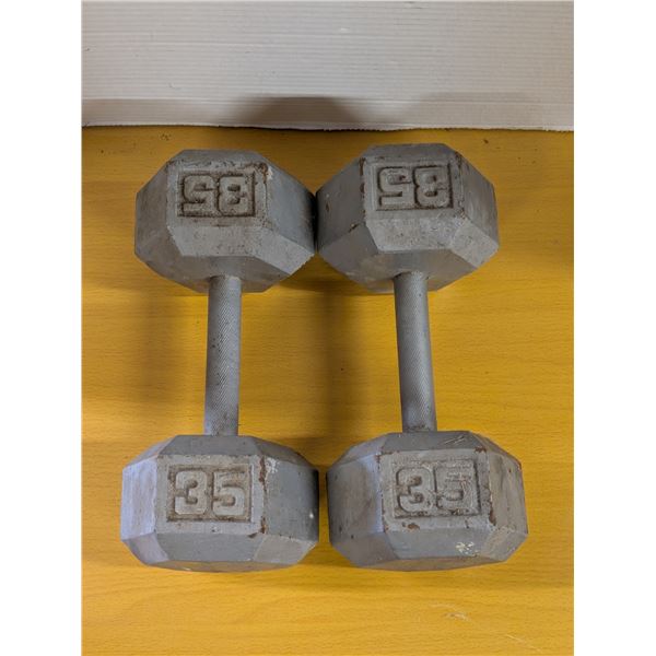 2 Weights 35 ILBS Each