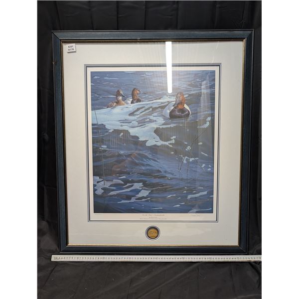 Ducks Unlimited Print 29"x33" On The Rise Canvas Ducks