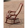 Image 4 : Vintage Stringed Seating wood Rocking Chair (Ok Condition)