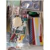 Image 7 : Box full of Crafting Supplies and Material (Scissors, Cutting Matts, Craft Paper, and etc.)