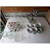Image 1 : Lot of glasses (Christmas Glasses and Mugs, Decor Glass Stand, and etc.)
