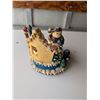 Image 3 : Vintage Christmas Collectable Wind Up Musical Decor Elueco RARE