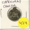 Image 1 : Capricorn/Cancer medal with loupe.