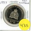 Image 1 : 1997 Fort Qu’Appelle Saskatchewan Trade Dollar. Hudson’s Bay Company/RCMP.