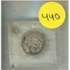 Image 1 : U.S.1944 Silver Mercury Dime. Encased in acrylic and could be used as a Key Chain.