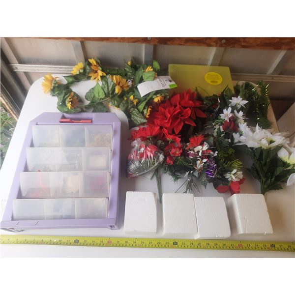 Lot of Flower and Christmas Decoration.