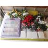 Image 1 : Lot of Flower and Christmas Decoration.