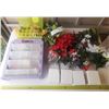 Image 7 : Lot of Flower and Christmas Decoration.