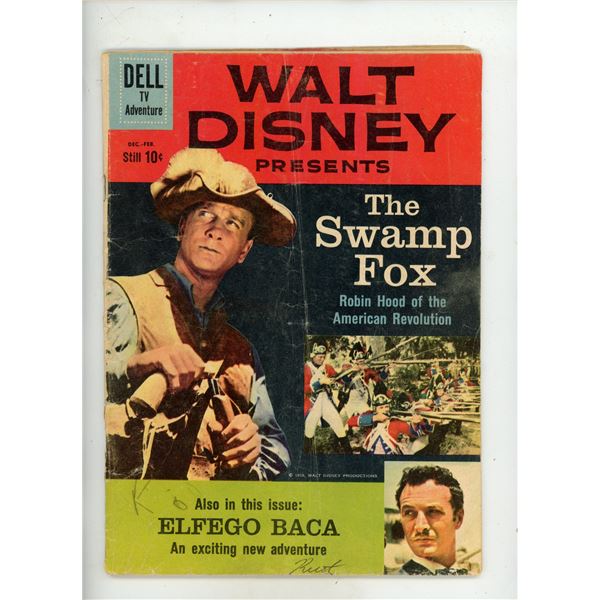Walt Disney Presents The Swamp Fox Comic. #2 1960. Used.