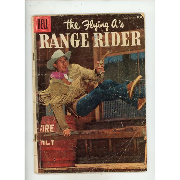 The Flying A’s Range Rider Comic. #14 1956. Used.
