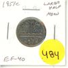 Image 1 : 1751 – 1951c Nickel 5 Cents with Large Half Moon, the result of Die Clash. EF-40.
