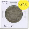 Image 1 : 1919 Silver 50 Cents. VG-8.