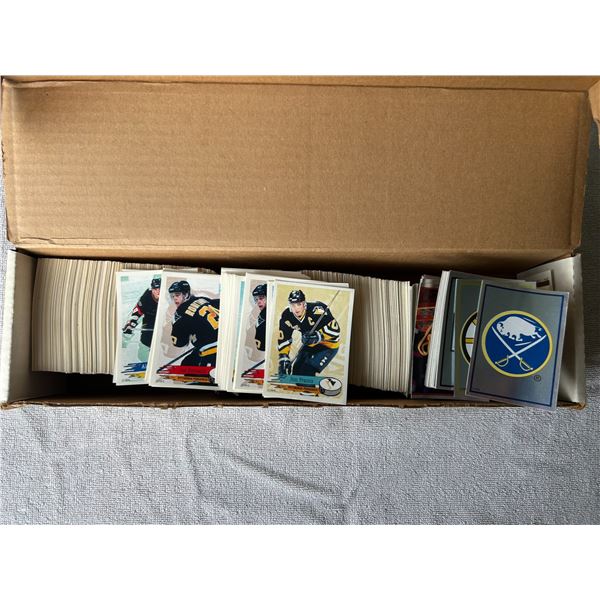 Box of Panini Hockey Stickers