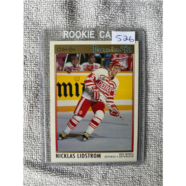 Nicklas Lidstrom - Rookie Card