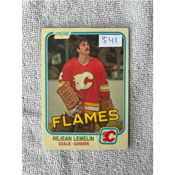 Rejean Lemelin - Rookie Card