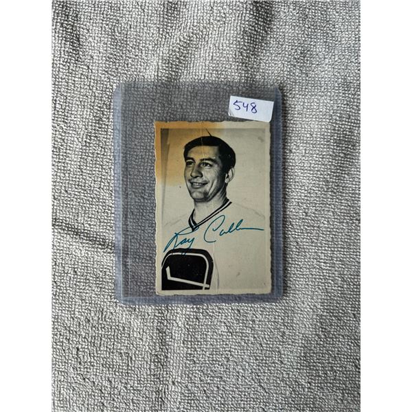 1970 OPC - Ray Cullen Hockey Card