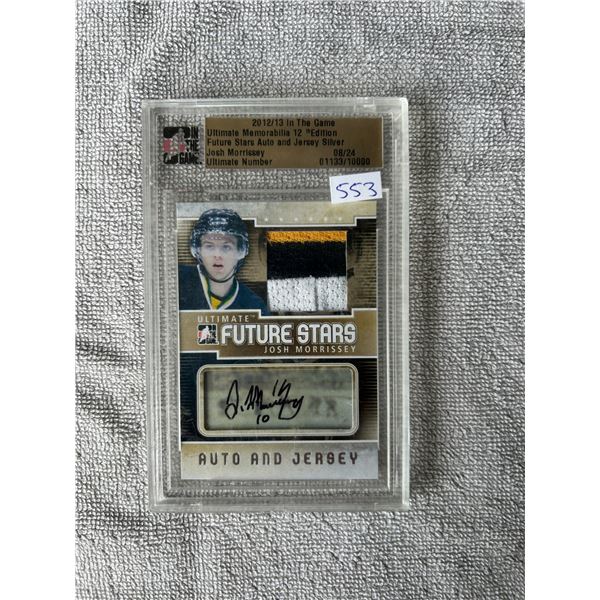 Josh Morrissey - Autographed Jersey Card