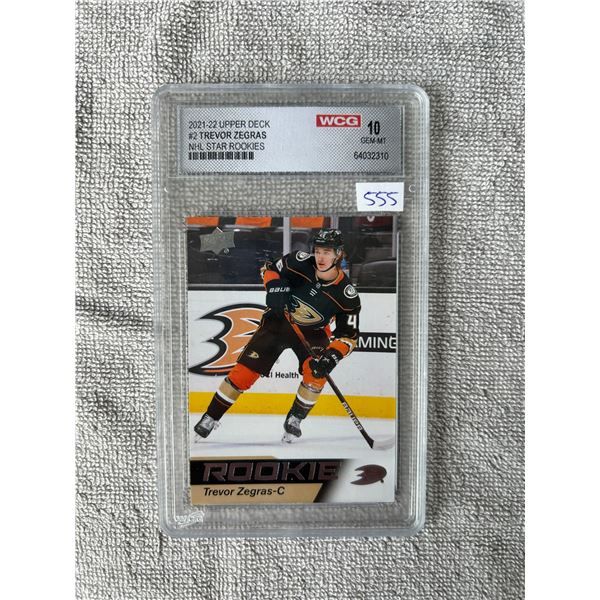 Trevor Zegras - Rookie Card - Graded Gem Mint