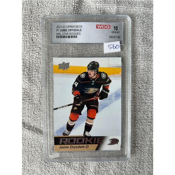 Jamie Drysdale - Rookie Card - Graded Gem Mint
