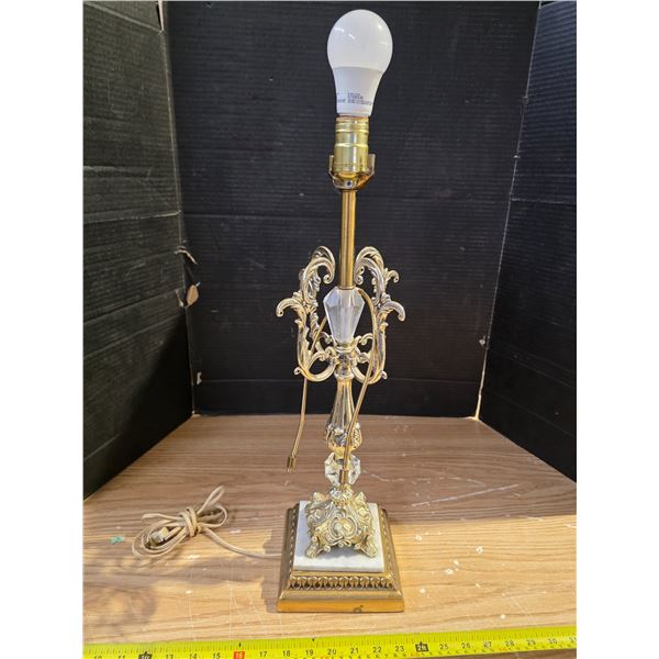 Antique table lamp- 24"H