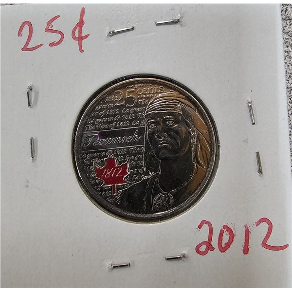 2012 25 Cent Coin