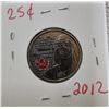 Image 1 : 2012 25 Cent Coin