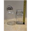 Image 2 : Vintage Syrup PAIL Anchor Hocking Glass Jar and Wide Mouth Glass Jar