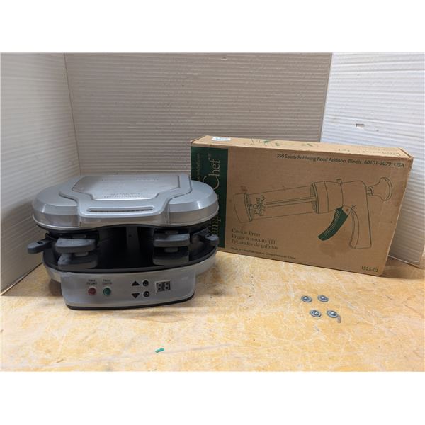 Hamilton Beach Dual Breakfast Sandwich Maker (Not tested but Looks Great Condition)
