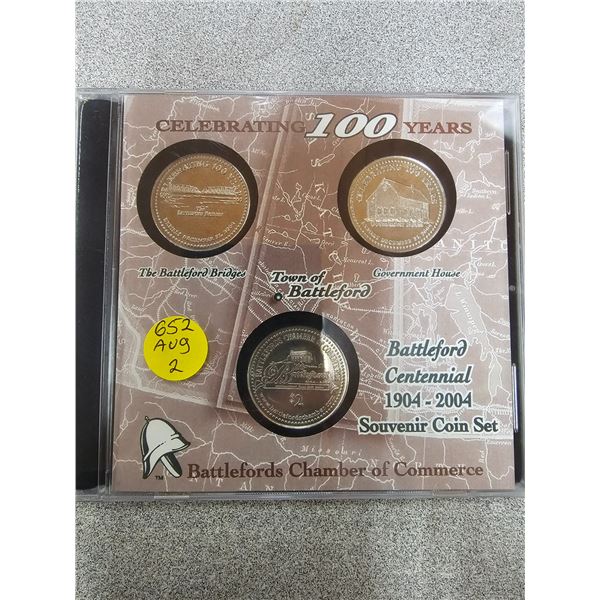 Battleford Centennial 1904-2004 Souvenir Coin Set