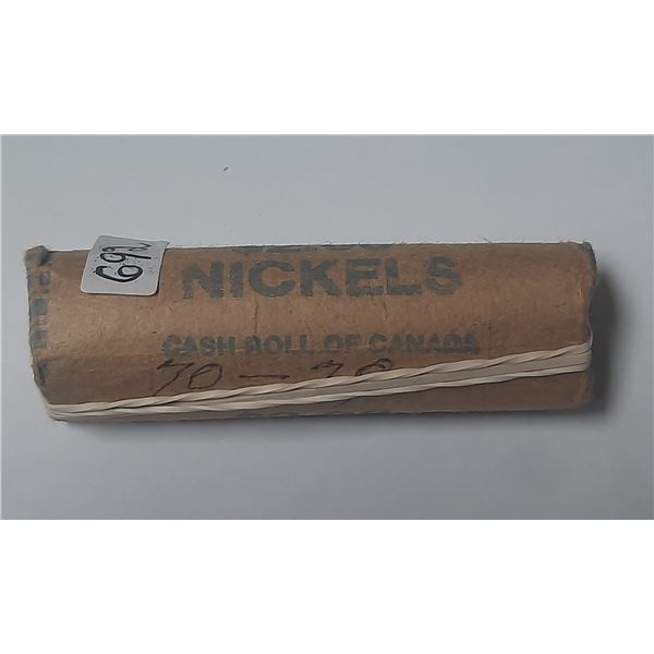 1970-1979 canadian nickels set