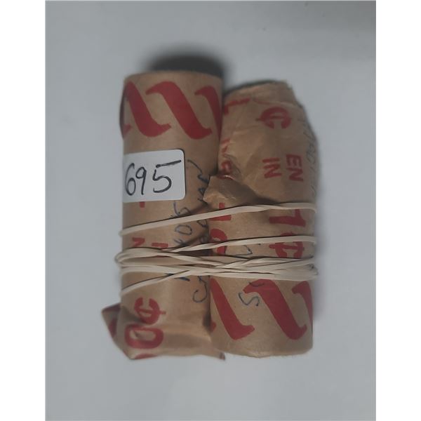 Approx. 1 roll of 1940's and 1960's canadian pennies