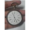 Image 1 : ANTIQUE SWISS POCKET WATCH, RUNS  SILVER CASE