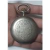 Image 2 : ANTIQUE SWISS POCKET WATCH, RUNS  SILVER CASE