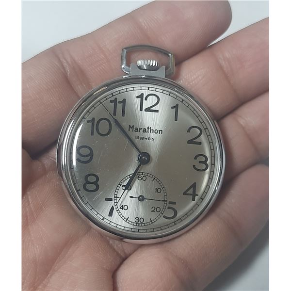 VINTAGE MARATHON P/W MAN WIND , RUNS