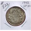 Image 1 : 1942 CANADIAN SILVER 50 CENT COIN
