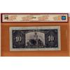 Image 2 : 1935 BANK OF CANADA $10.00 BANKNOTE - BCS GRADED - VERY FINE 25