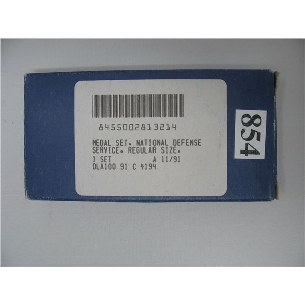 US NATIONAL DEFENSE SERVICE MEDAL IN BOX AS ISSUED
