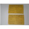 Image 2 : PAIR OF CANADA RATION BOOKS - Some Stamps Remaining