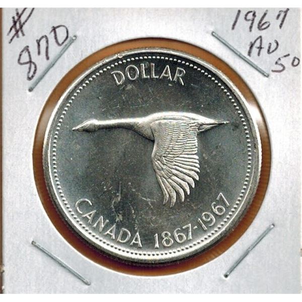 1967 CANADIAN SILVER DOLLAR