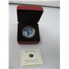 Image 2 : 2007 ROYAL CANADIAN MINT CASED 25 CENT COIN - RED BREASTED NUTHATCH